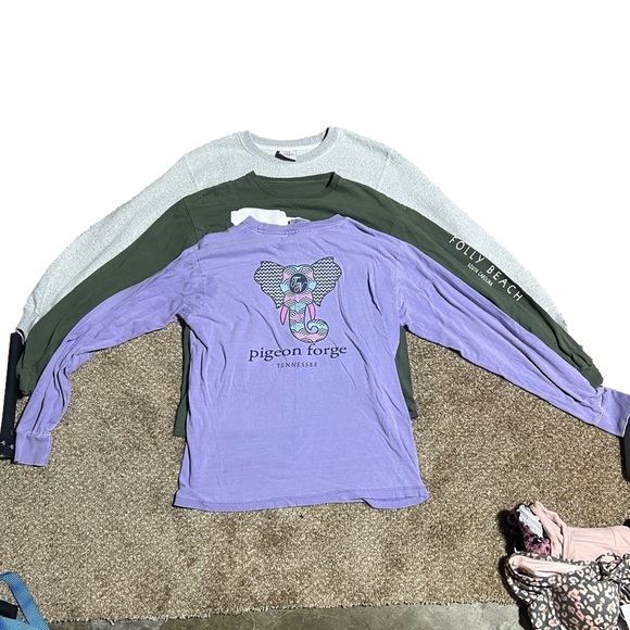 Lot of 4 Long Sleeve Shirts/Sweaters Tennessee travel souvenir warm gift beach - Picture 2 of 11